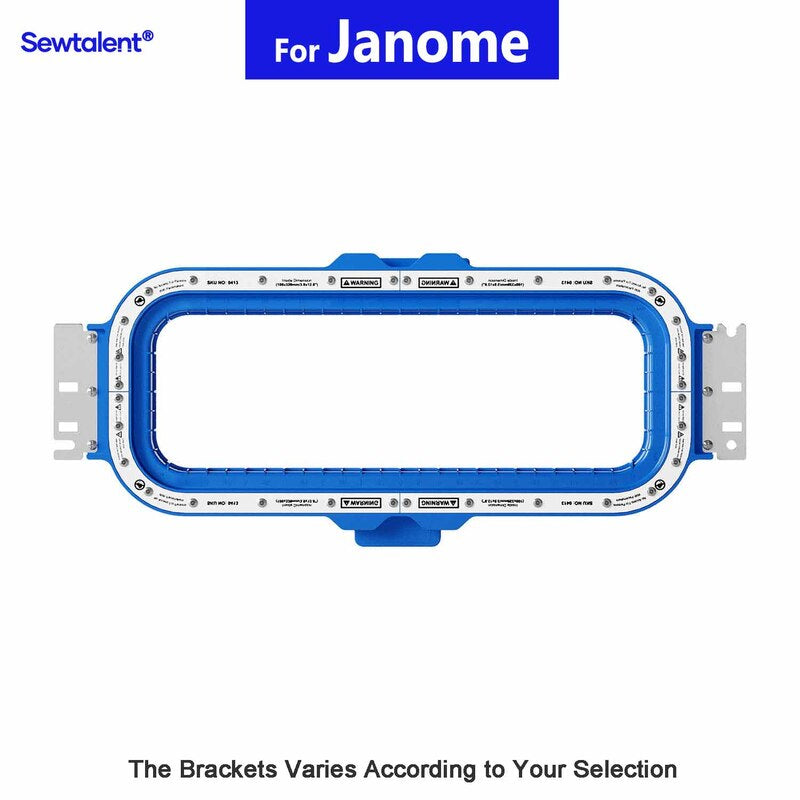 Magnetic Hoop 3.9"x12.8" | 100x320mm for Janome Embroidery Machines