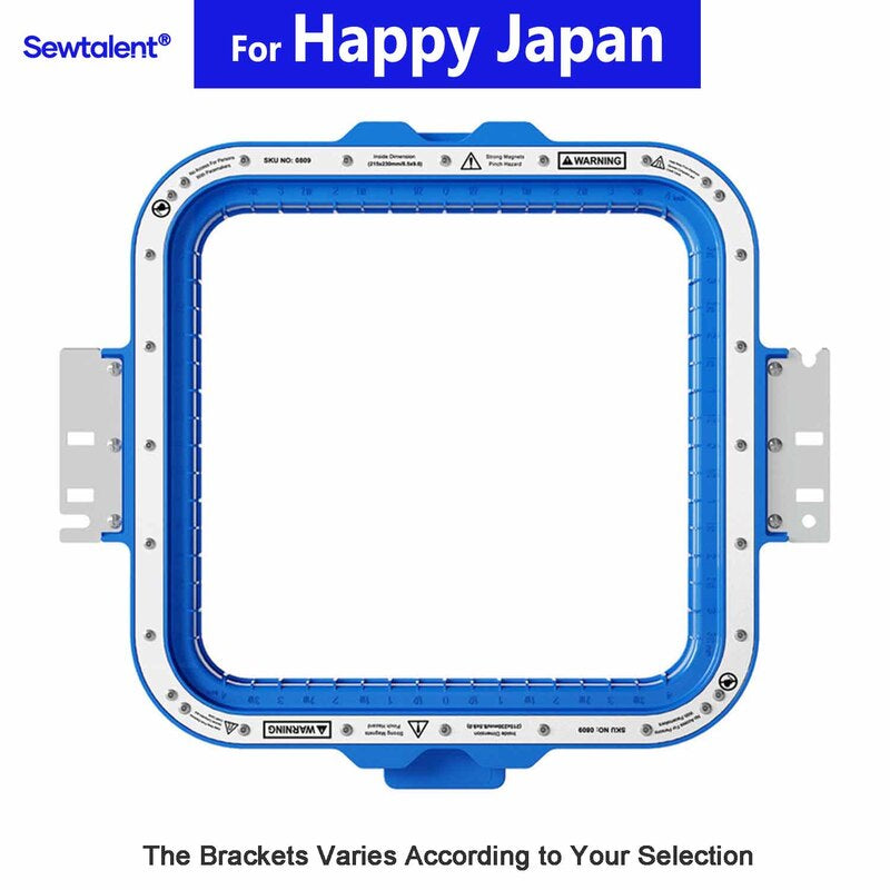 Magnetic hoops and magnet frame for Brother embroidery machine