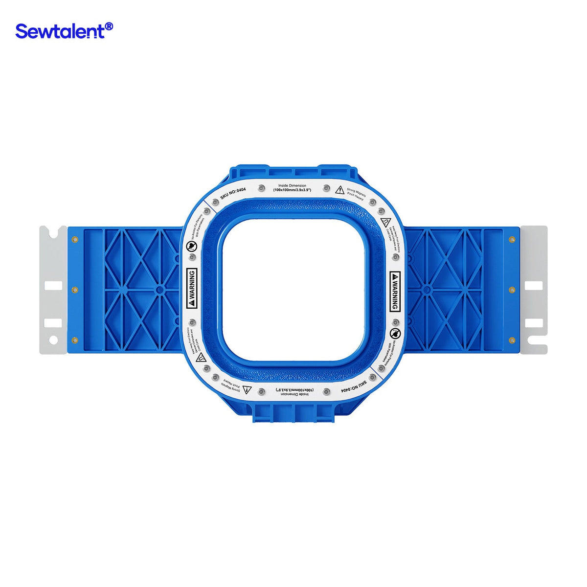 0404 100x100mm / 3.9″x3.9″   machine Magnetic embroidery hoop frame for brother embroidery machines, holds fabric flat and makes hooping easier