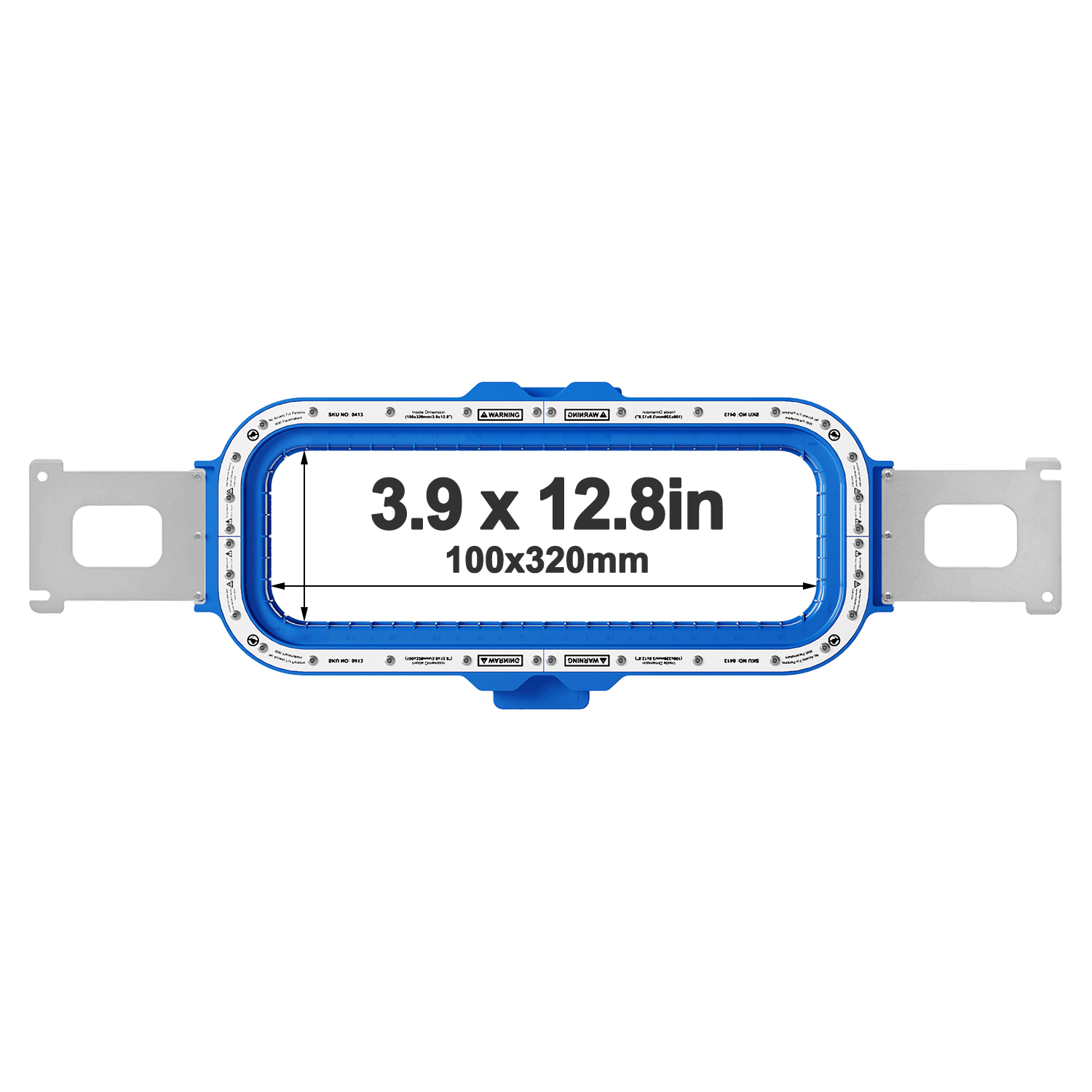 0413 Magnetic embroidery hoop frame for embroidery machines, holds fabric flat and makes hooping easier