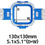  0505 130x130mm / 5.1″x5.1″  machine Magnetic embroidery hoop frame for embroidery machines, holds fabric strong and makes hooping easier