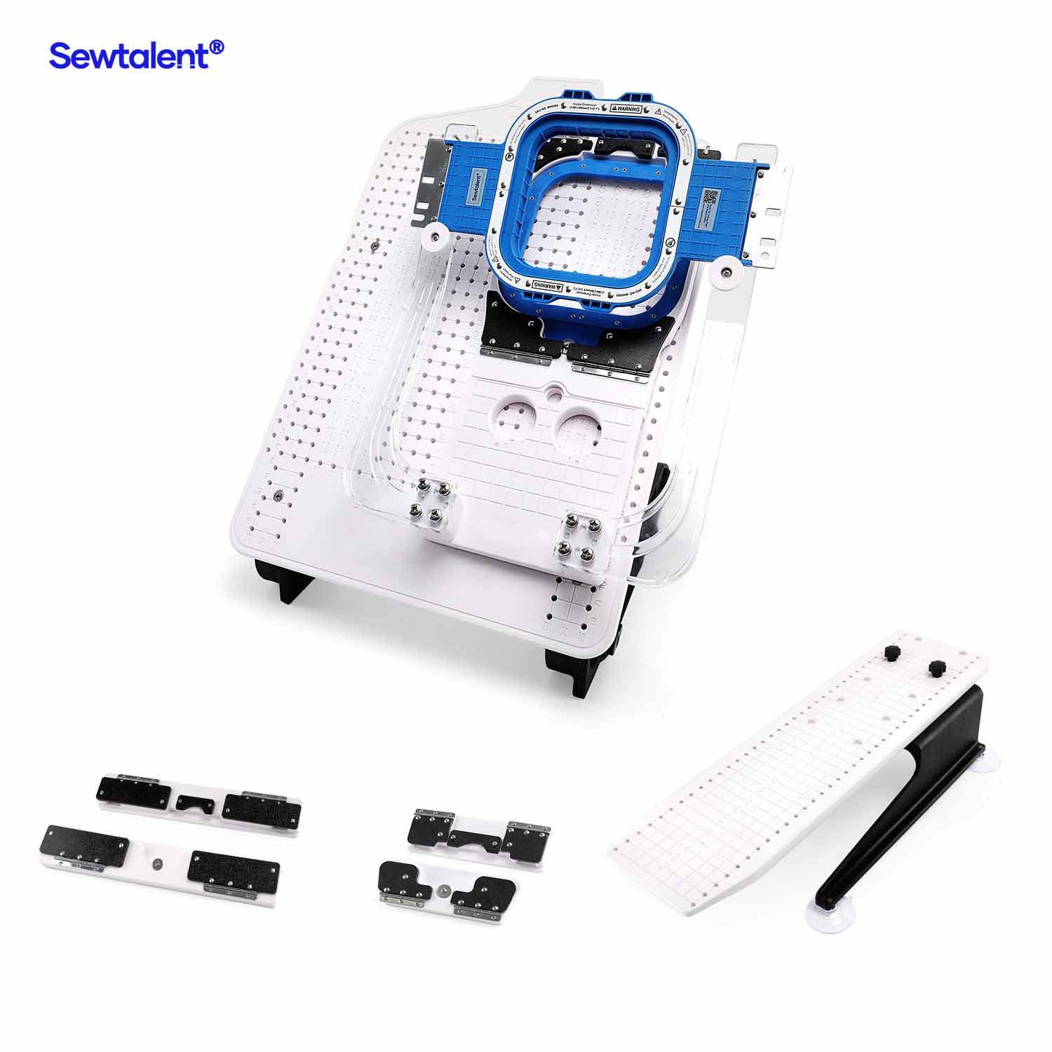 Hooping Station Kit with 5.1"x5.1" Magnetic Hoop for Janome MB4/ MB7/ MB-4S/ MB-7S Embroidery Machines