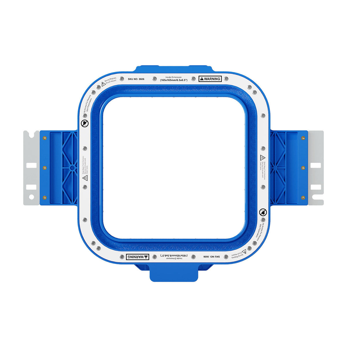 6.5x6.5 inch/165x165mm magnetic hoop