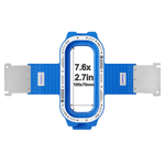 7.6x2.7inch Magnetic embroidery hoop frame for industrial multi-needle brother embroidery machines, holds fabric flat and makes hooping easier