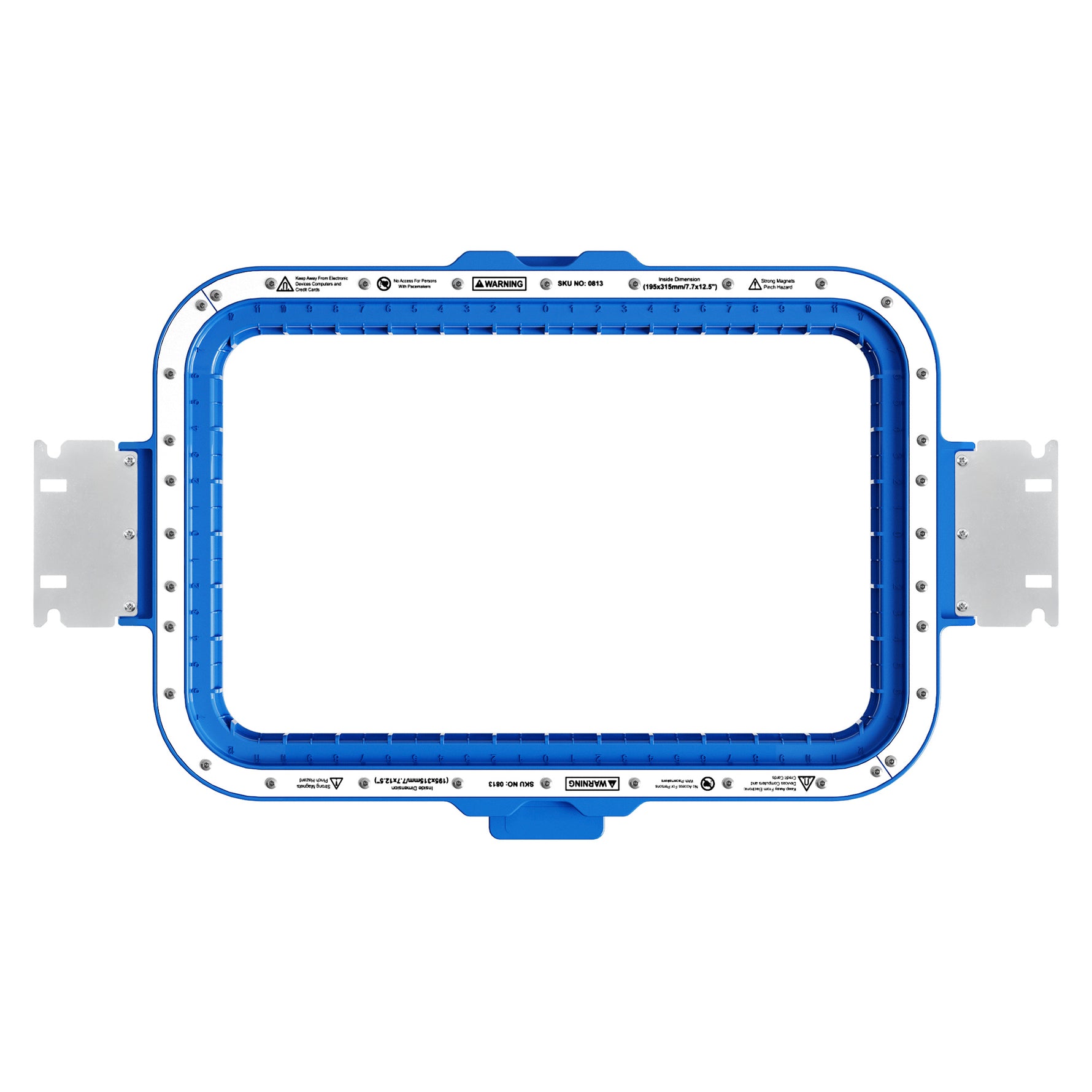 7.7x12.5inch/195x315mm magnetic hoop