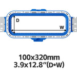 100×320 mm / 3.9×12.8 inch magnetic embroidery hoops frames for embroidery machines