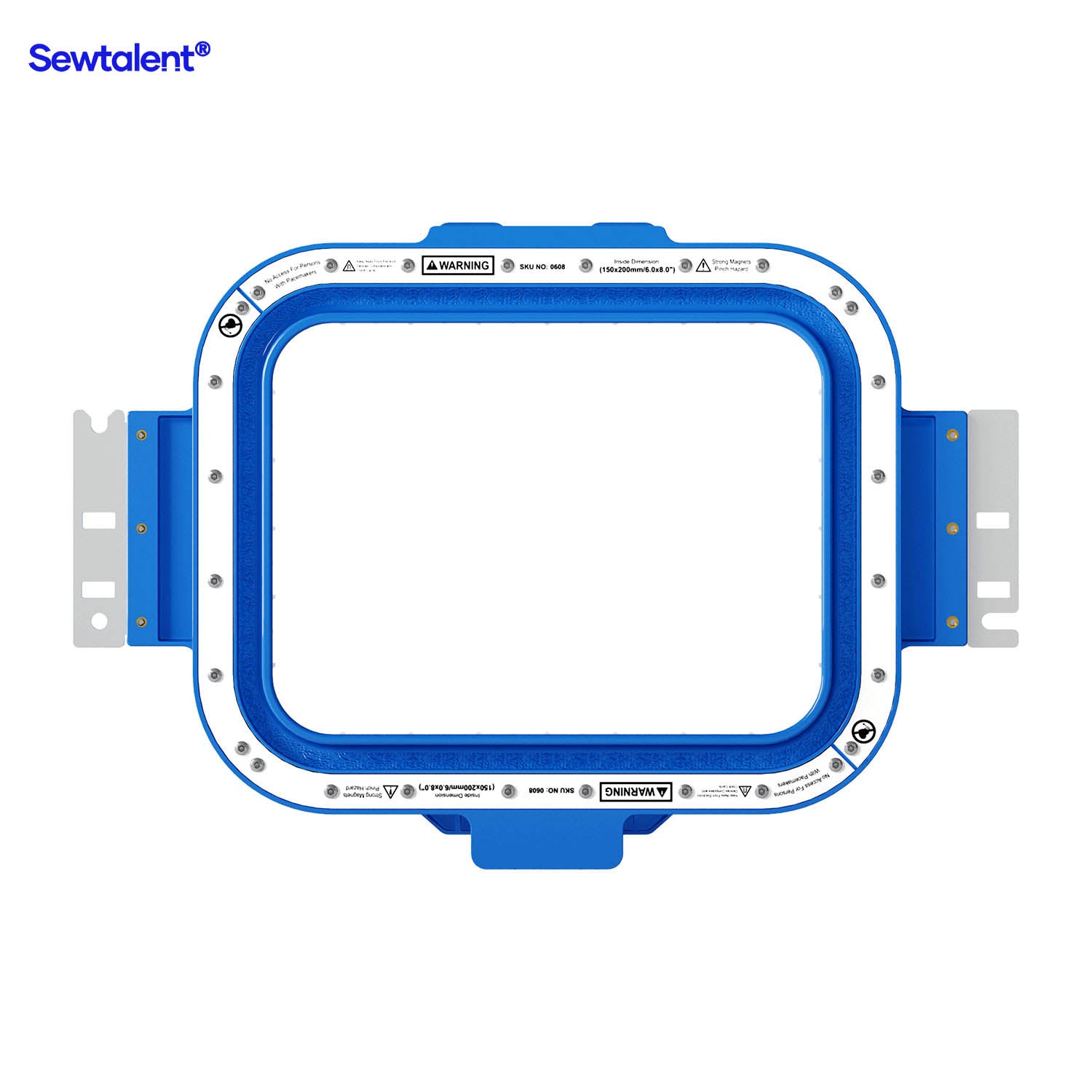 150×200 mm / 6.0×8.0 inch magnetic embroidery hoops frames for multi-needle embroidery machines