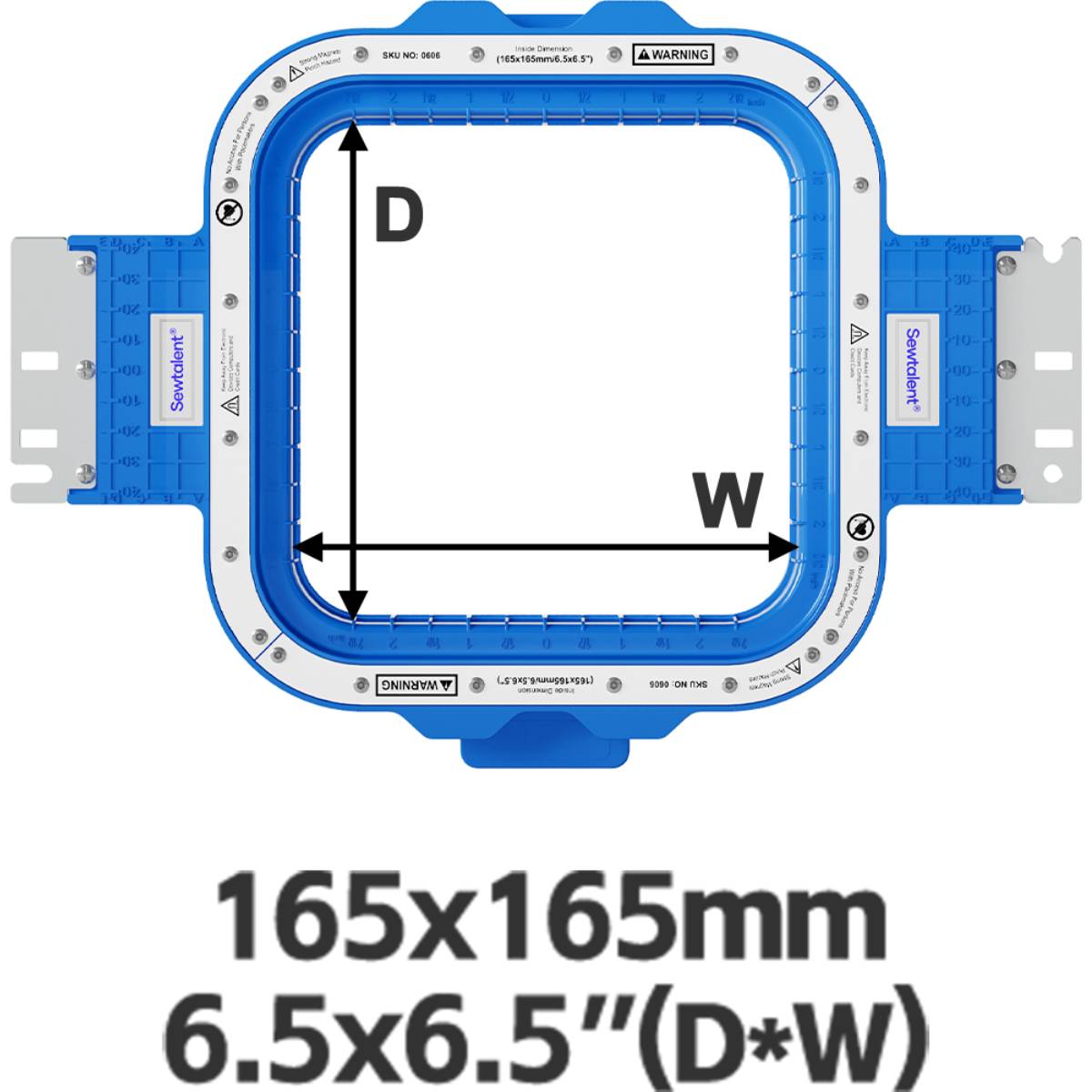 6.5inch magnetic hoops with dimensions
