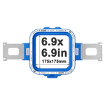 6.9inch Magnetic embroidery hoop frame for industrial multi-needle brother embroidery machines, holds fabric flat and makes hooping easier