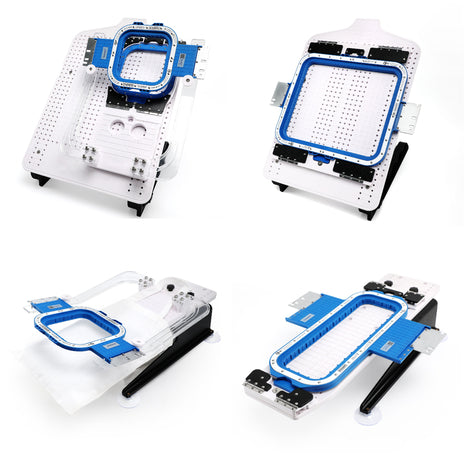 GNNE HT-003+FT-MUN+FT-M0505 hooping station for magnetic hoops , hooping aids, hooping tooling, hooping board for embroidery