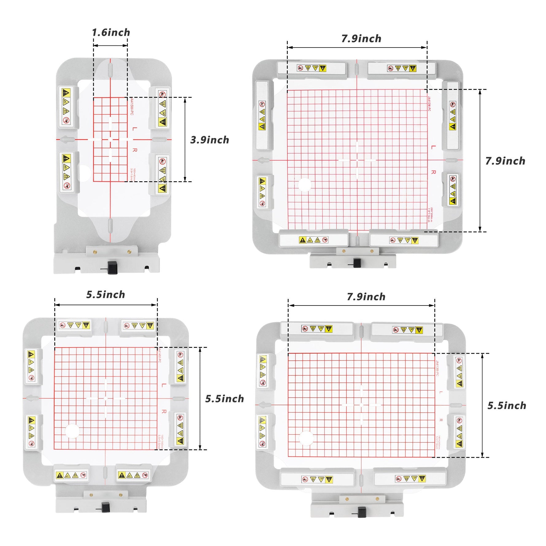 Magnetic Embroidery Hoop (Long-bar Magnets) for Poolin eoc06 Embroidery Machine