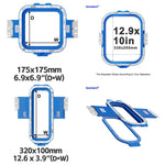 machine Magnetic embroidery hoop frame for embroidery machines, holds fabric strong and makes hooping easier
