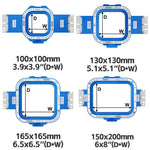 machine Magnetic embroidery hoop frame for bai embroidery machines, holds fabric strong and makes hooping easier