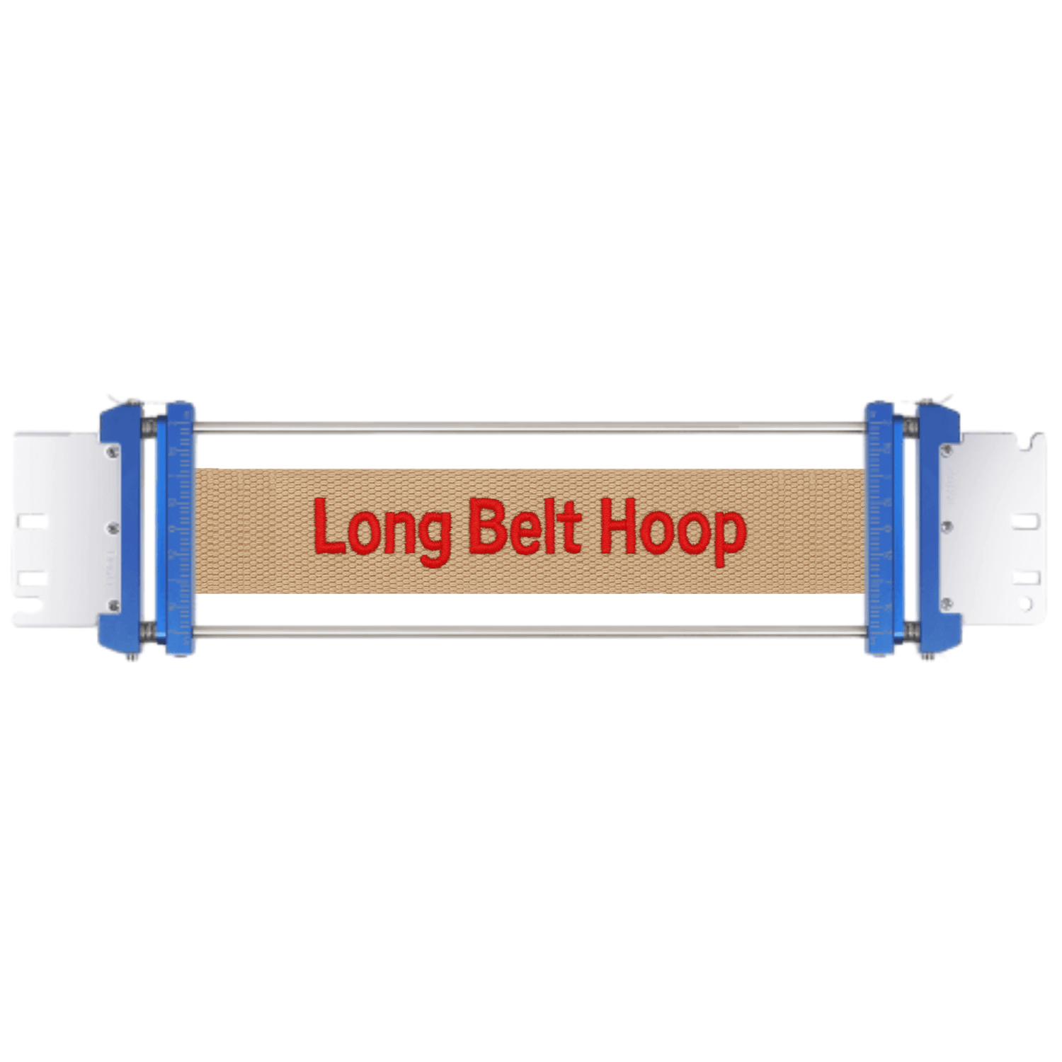 Extended belt embroidery hoop holding a long strap — for Brother PR, VR , Tajima, BAI embroidery machines, 65×300 mm