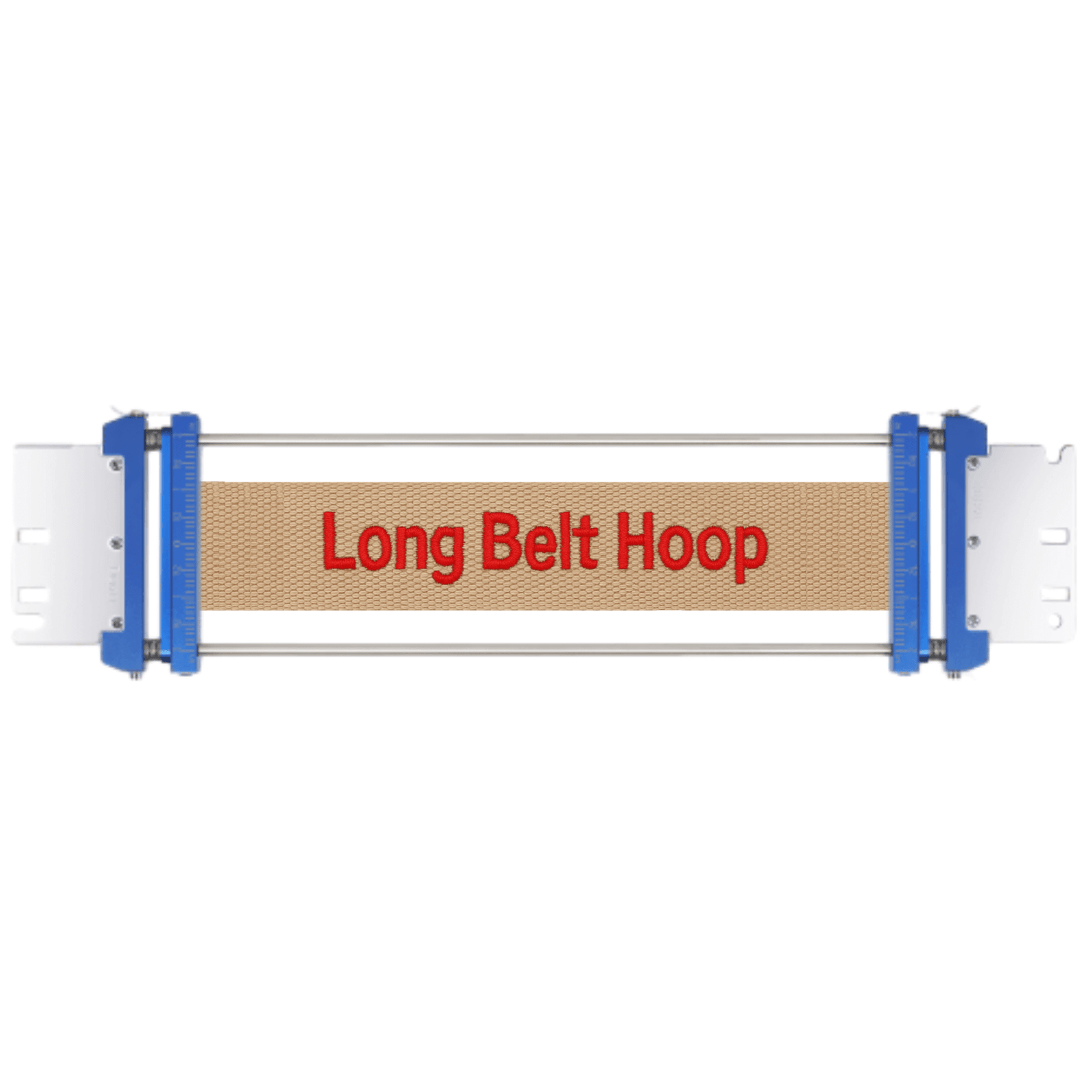Extended belt embroidery hoop holding a long strap — for Brother PR, VR , Tajima, BAI embroidery machines, 65×300 mm